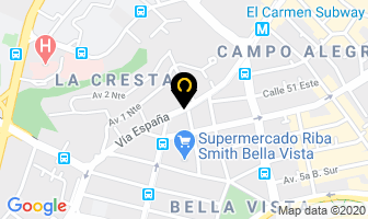 Mapa de Xpress Delivery, S A en Panamá