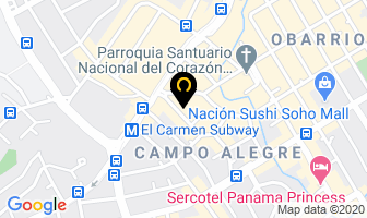 Mapa de Zapateria Continental en Panamá