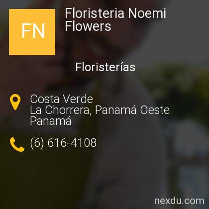 Floristeria Noemi Flowers en La Chorrera - Teléfonos y Dirección