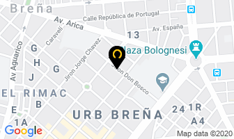 Mapa de Abastecimientos Quimicos Ciatex en Lima
