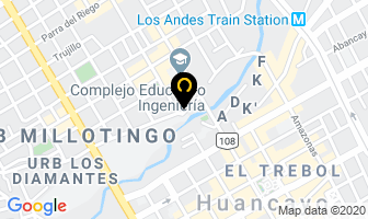 Mapa de Academia Preuniversitaria En Huancayo Delta Uni en Huancayo