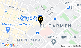 Mapa de Academias Angel Leon en Arequipa