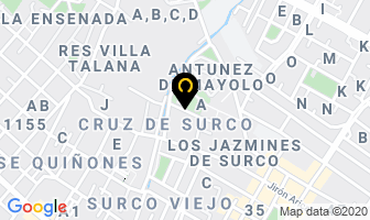 Mapa de Acser en San Borja