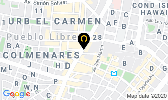 Mapa de Adieledes en Pueblo Libre