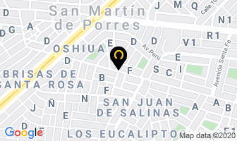 Mapa de Baños Turcos Mayreli en Provincia De Lima
