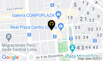 Mapa de Basilios Impresiones Digital Cyberplaza en Lima