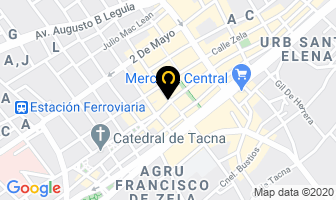 Mapa de Cafe Davinci - Restaurant - Pizzeria en Tacna