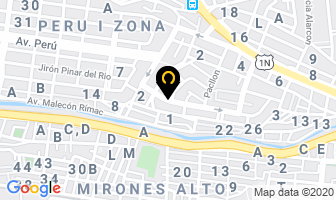 Mapa de Cancerbero Servig S.a. en Provincia De Lima