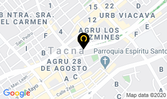 Mapa de Centro Comercial Leguia en Tacna
