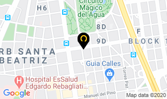 Mapa de Centro Dental Parodi en Lima