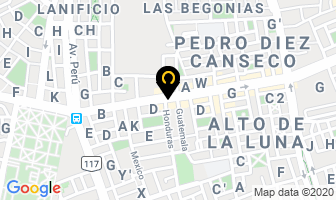 Mapa de Centro Quiropractico Timoteo en Arequipa