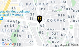 Mapa de Chifa Palacio - Chinese Restaurant en San Isidro