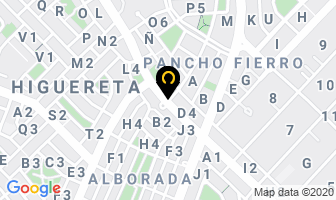 Mapa de Chocolate.salon en Provincia De Lima
