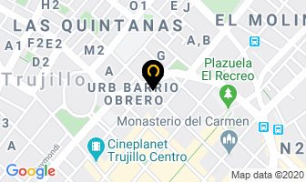 Mapa de Ciegos Massage en Trujillo