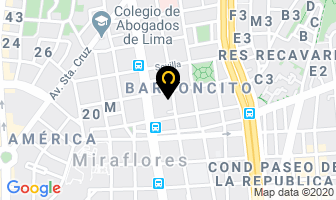 Mapa de Cirugia Plastica Huiman en Miraflores