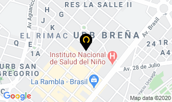 Mapa de Clinica San Marcos en Breña