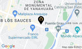 Mapa de Clinicas Odontologicas  “Odam” en Arequipa