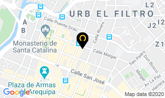 Mapa de Comfort Tours Peru S A C en Arequipa