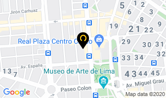 Mapa de Comunicaciones Integrales Perú Cyberplaza en Lima