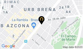 Mapa de Consultorio Pediatrico Dr.javier Diaz Pera en Lima