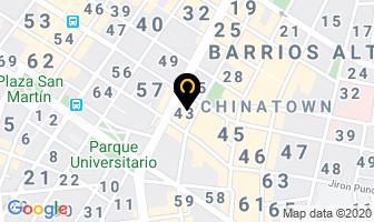 Mapa de Creaciones Charly en Lima