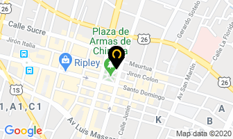 Mapa de Cueros en Chincha Alta