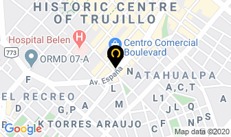 Mapa de Decoraciones Nany en Trujillo