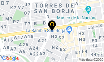 Mapa de Dra. Rossana Girón en San Borja