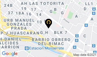 Mapa de El Aguila en Provincia De Lima