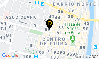 Mapa de El Algarrobo en Piura