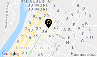 Mapa de El Golazo en Tingo María
