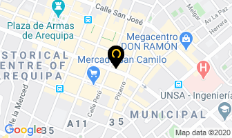 Mapa de Eliza Confecciones - Confeccion En Ropa Sport E Industrial en Arequipa
