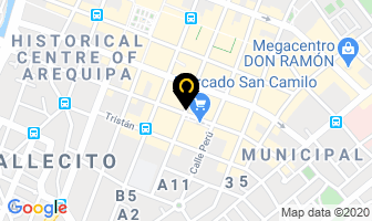Mapa de Equipos Gastronomicos Srl en Arequipa