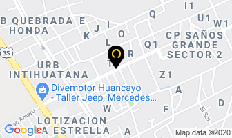 Mapa de Estructuras Metálicas Costa en Huancayo