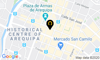 Mapa de Estudio De Modelaje Blanquita Gonzales en Arequipa