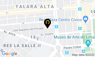 Mapa de Estudio Jurídico Vasquez Castillo en Breña