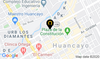 Mapa de Finas Telas en Huancayo