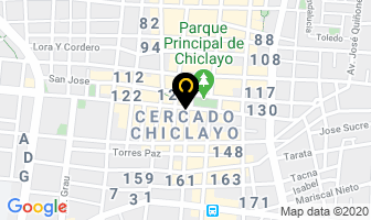Mapa de G J Importadora Exportadora Sac en Chiclayo