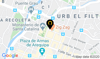 Mapa de Goa Cafe Bar en Arequipa