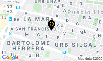Mapa de H.h.p. Contratistas Generales S.a.c. en Pueblo Libre