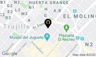 Mapa de Hidrandina S.a. en Trujillo