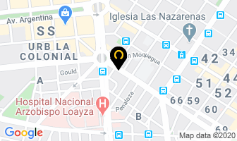 Mapa de Hospedaje La Colmena en Provincia De Lima