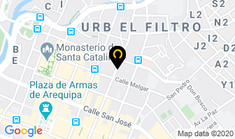 Mapa de Hostal Arequipa Inn en Arequipa