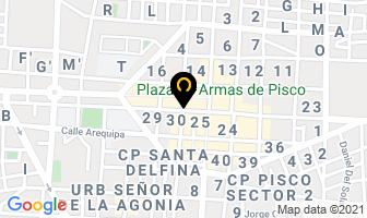 Mapa de Hostal El Candelabro en Pisco