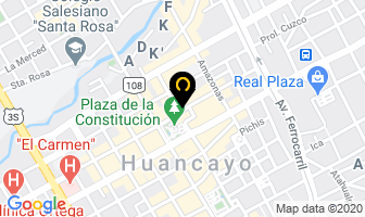 Mapa de Hostal El Marquez en Huancayo