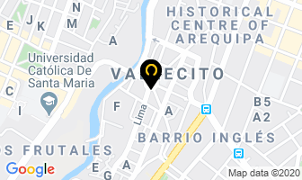 Mapa de Hostal La Plazuela en Arequipa