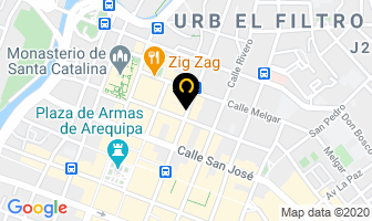 Mapa de Hostal La Villa Sillar en Arequipa