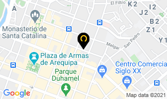 Mapa de Hostal Santa Marta en Arequipa