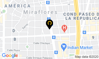 Mapa de Hotel Aleman en Provincia De Lima