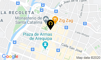 Mapa de Hotel Asturias en Arequipa